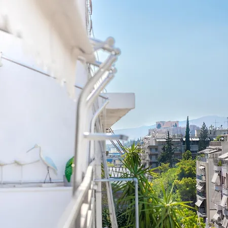 Modern In With Acropolis & Mt Lycabettus View Apartment Athen
